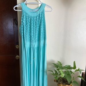 Calvin Klein sleeveless maxi dress